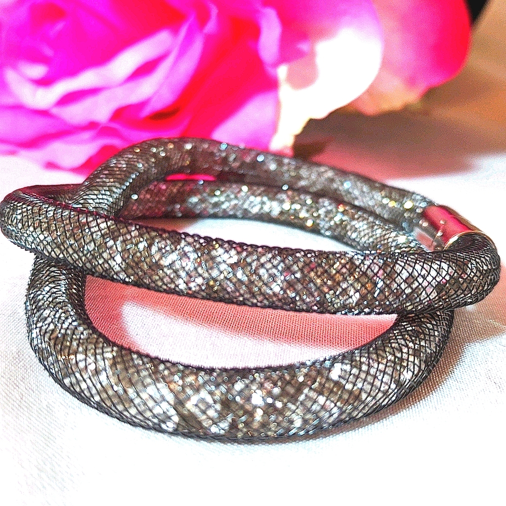 Swarovski Crystal snake bracelet.